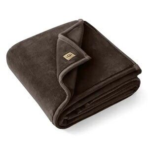 UGG Coco Throw Blanket 50" x 70" Color Root Brown NWT